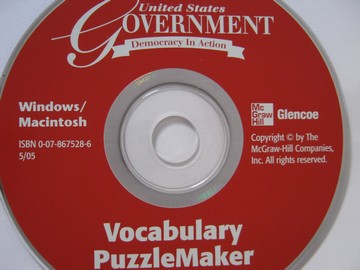 (image for) United States Government Vocabulary PuzzleMaker (CD)