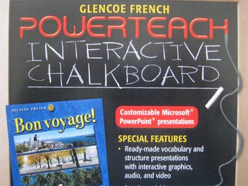 (image for) Bon voyage! 3 Powerteach Interactive Chalkboards (CD)