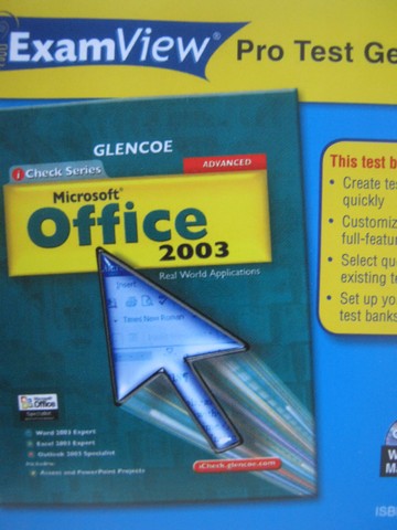 (image for) Microsoft Office 2003 Advanced ExamView Pro Test (CD)