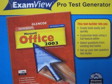 (image for) Microsoft Office 2003 Introductory ExamView Pro Test (CD)