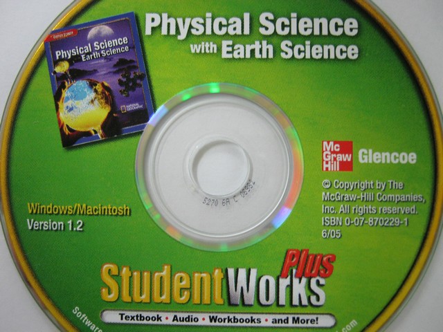 (image for) Physical Science with Earth Science StudentWorks Plus (CD) - Click Image to Close