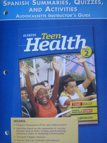 (image for) Teen Health 2 Spanish Summaries Quizzes & Activities Audio (Pk)