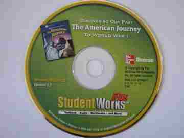 (image for) American Journey to World War 1 StudentWorks Plus (CA)(CD)
