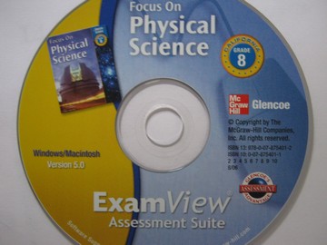 (image for) Focus on Physical Science ExamView Assessment (CA)(CD)