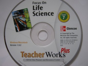 (image for) Focus on Life Science TeacherWorks Plus (CA)(TE)(CD)