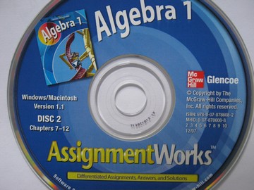 (image for) Algebra 1 AssignmentWorks DVD-ROM (DVD)