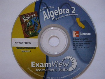 (image for) California Algebra 2 ExamView Assessment Suite (CA)(CD)(S)