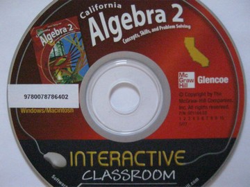 (image for) California Algebra 2 Interactive Classroom (CA)(CD)(S)