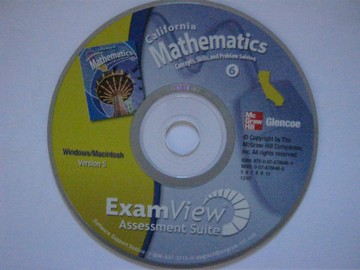 (image for) California Mathematics 6 ExamView Assessment Suite (CA)(CD)