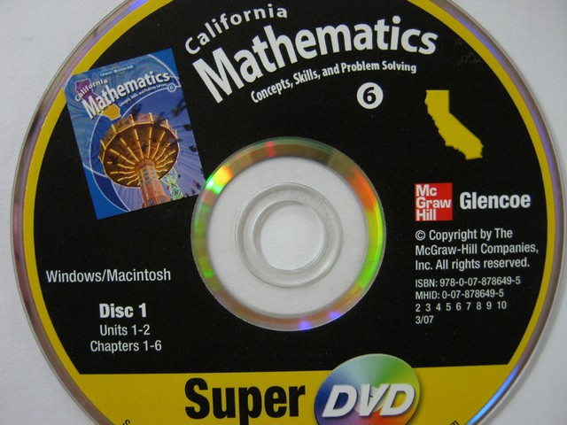 (image for) California Mathematics 6 Super DVD (CA)(DVD)