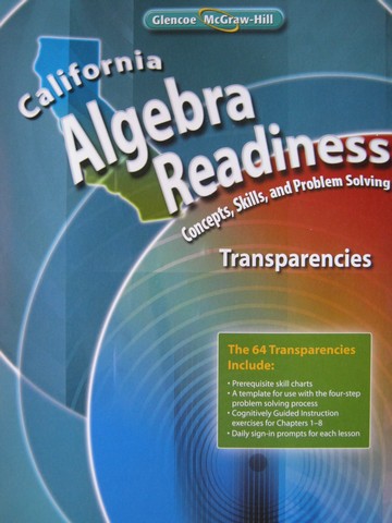 California Algebra Readiness Transparencies (CA)(P)