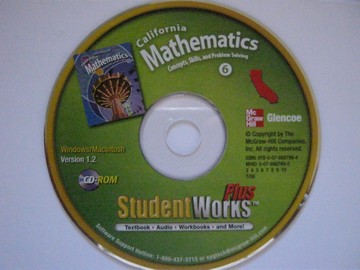 (image for) California Mathematics 6 StudentWorks Plus (CA)(CD)