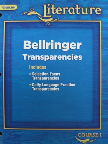 (image for) Glencoe Literature Course 1 Bellringer Transparencies (P)