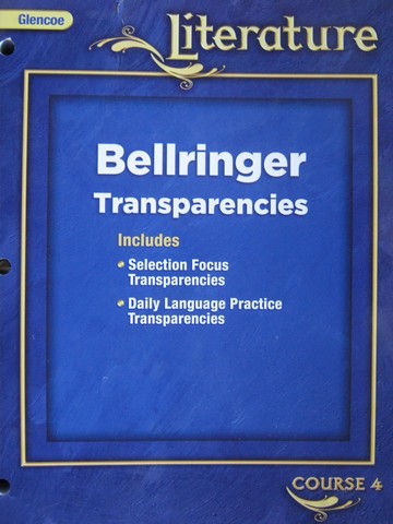 (image for) Glencoe Literature Course 4 Bellringer Transparencies (P)