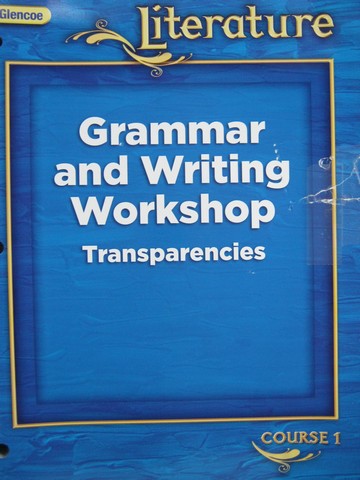 (image for) Glencoe Literature Course 1 Grammar & Writing Transparency (P)