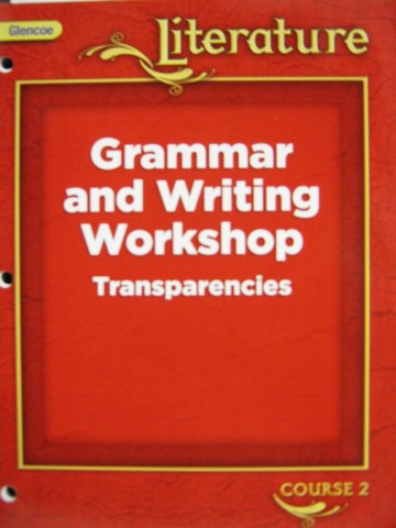 (image for) Glencoe Literature Course 2 Grammar & Writing Transparency (P)