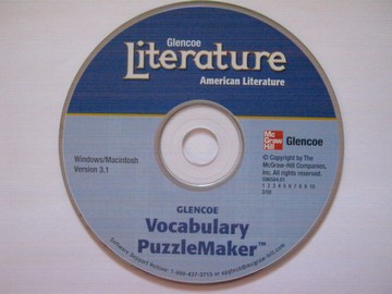 (image for) Glencoe Literature American Literature Vocabulary Puzzle (CD)