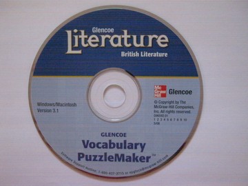 (image for) Glencoe Literature British Literature Vocabulary Puzzle (CD)