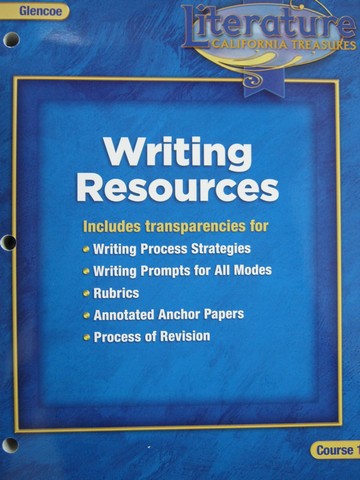 (image for) California Treasures Course 1 Writing Resources (CA)(P)