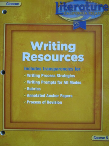 (image for) California Treasures Course 5 Writing Resources (CA)(P) - Click Image to Close