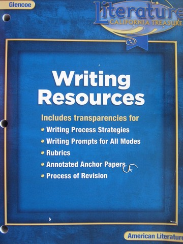 (image for) California Treasures American Literature Writing Resources (P)