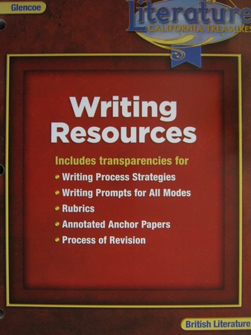 (image for) California Treasures British Literature Writing Resources (P)