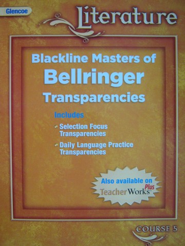 (image for) Literature Course 5 Bellringer Transparencies BLM (P)