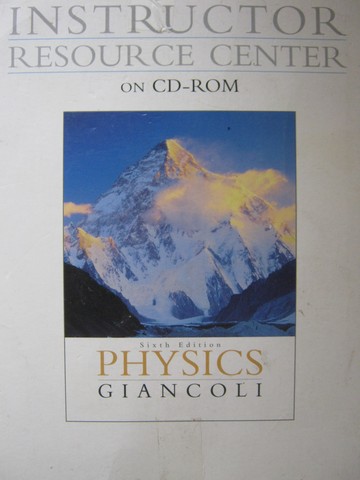 (image for) Physics 6th Edition Instructor Resource Center CD 1 (TE)(CD)