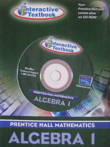 (image for) Algebra 1 interactive Textbook (CD)