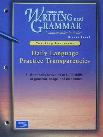 (image for) Writing & Grammar Bronze Daily Language Practice (P)