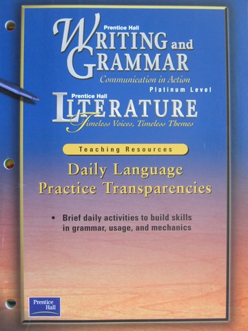 (image for) Writing & Grammar Platinum Daily Language Practice (P)
