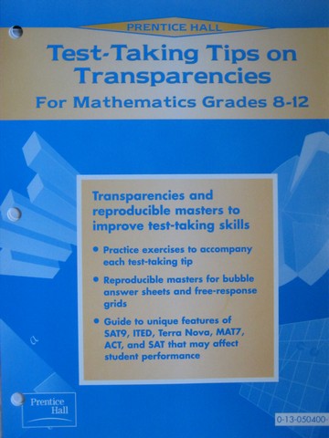(image for) Test-Taking Tips on Transparencies for Math Grades 9-12 (Pk)