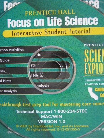 (image for) Focus on Life Science Interactive Student Tutorial (CA)(CD)