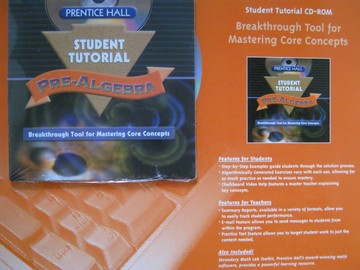 (image for) Pre-Algebra Student Tutorial (CD)