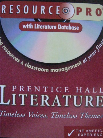 (image for) Literature American Experience Resource Pro (TE)(CD)