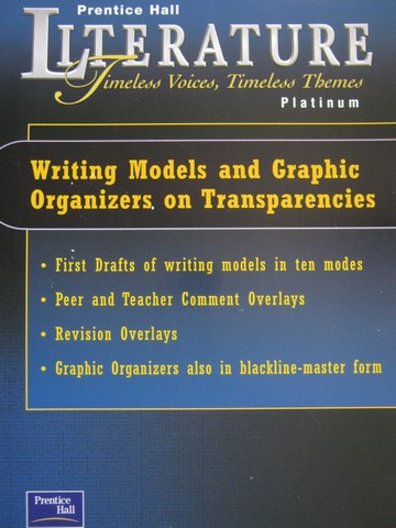 (image for) Literature Platinum Level Writing Models & Graphic Organizers(P)