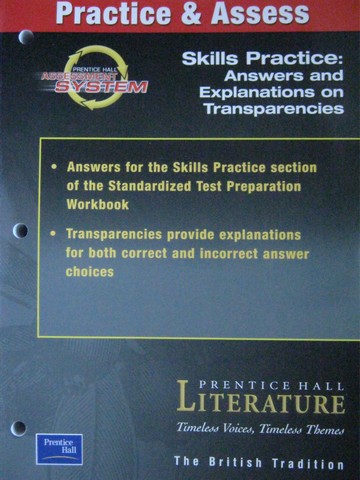 (image for) Literature British Tradition Skills Practice Transparencies (P)