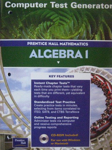 (image for) Algebra 1 Computer Test Generator (P)