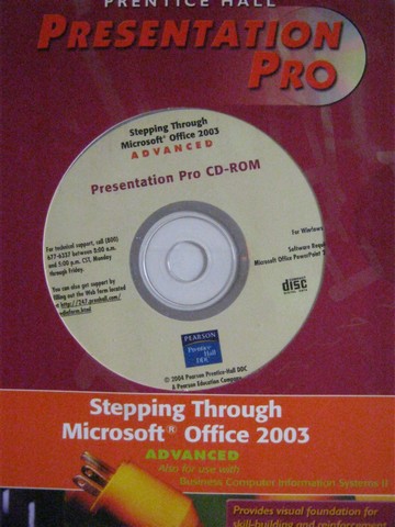 (image for) Stepping Through Microsoft Office 2003 Advanced Presentation(CD)