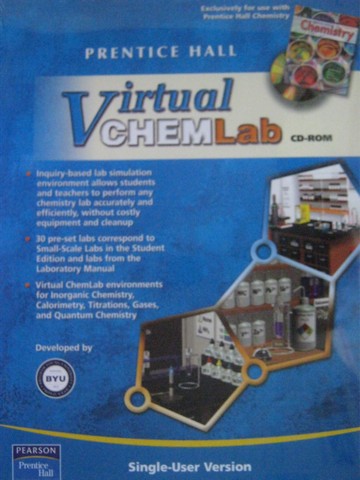 (image for) Chemistry Virtual ChemLab CD-ROM Single-User Version (Box)