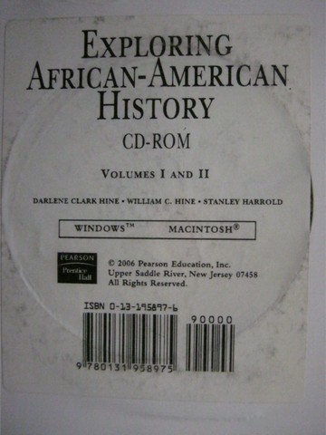 (image for) Exploring African-American History Volumes 1 & 2 (CD) by Hine,