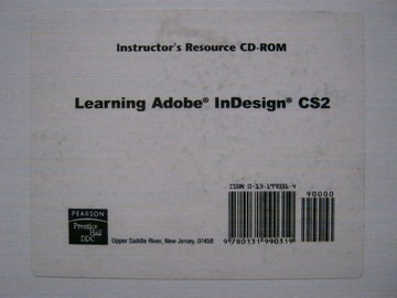 (image for) Learning Adobe InDesign CS2 Instructor's Resource CD (TE)(CD)