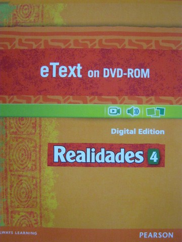 (image for) Realidades 4 Digital Edition eText on DVD-ROM (DVD)