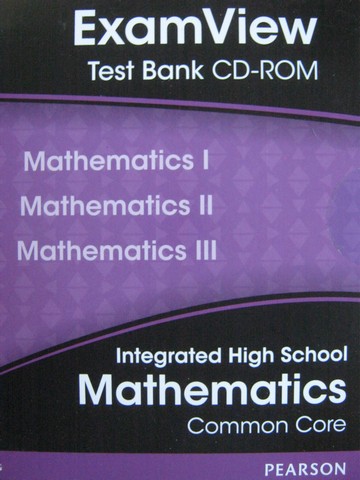 (image for) Mathematics 1, 2, 3 Common Core ExamView Test Bank CD-ROM (CD)