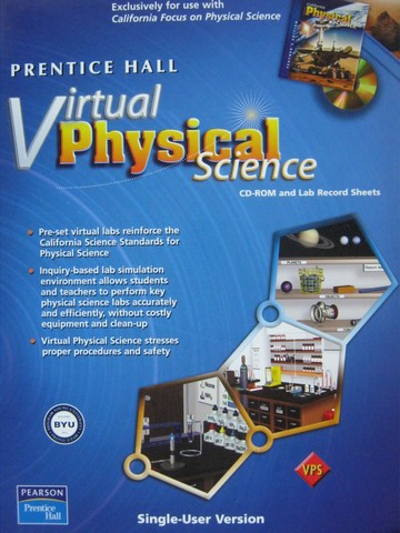 (image for) Virtual Physical Science CD-ROM & Lab Record Single User (Pk)