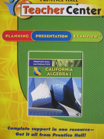 (image for) Mathematics California Algebra 1 TeacherCenter (CA)(TE)(CD)