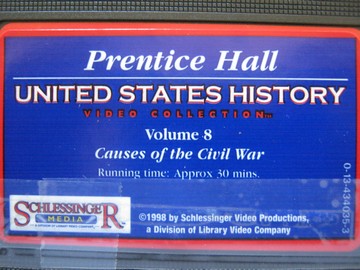 (image for) United States History Volume 8 Causes of the Civil War (VHS)