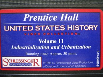 (image for) United States History Volume 11 Industrialization & (VHS)