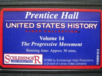 (image for) United States History Volume 14 The Progressive Movement (VHS)