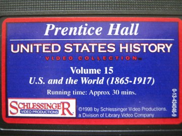 (image for) United States History Volume 15 U.S. & the World (VHS)